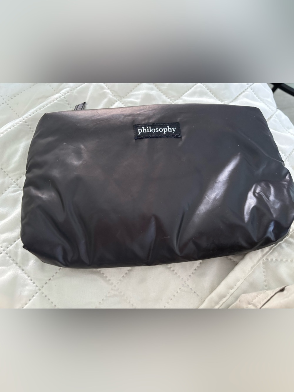 philosophy puffer cosmetic bag